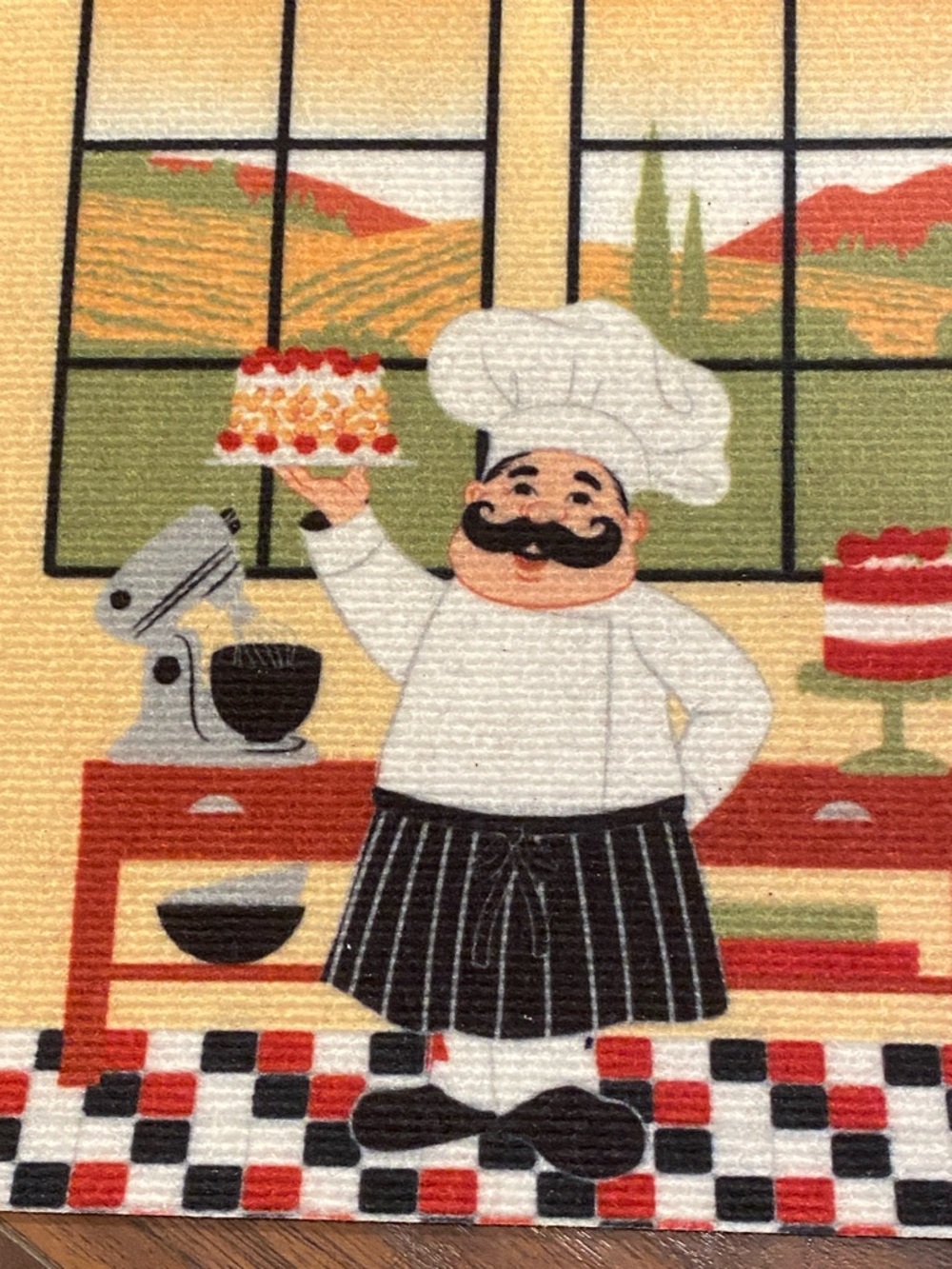 Home Collection Yellow Chef Mat